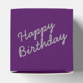 Deep Lila Classic Gastgeschenk Boces Geschenkschachtel (Oben)