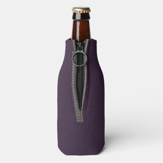 Deep Lila Colortone Flaschenkühler (Flasche Rückseite)