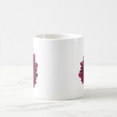Deep Lila Dahlia Blume Personalisierte Mug Kaffeetasse (Mittel)