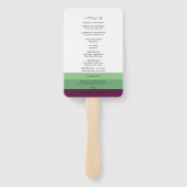 Deep Lila King Protea Fächer (Rückseite)