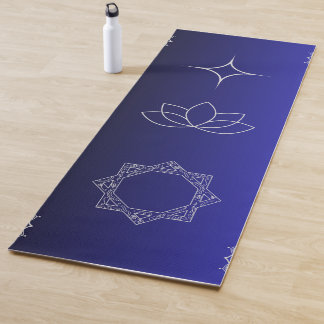 Deep Lila Lotus Chakra Esoteric Symbol Yogamatte