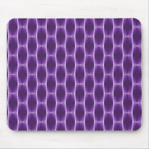 Deep Lila Metallic Ribbons Mousepad