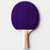Deep Lila Ping Pong Paddle Tischtennis Schläger (Rückseite)
