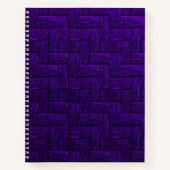 Deep Lila Spiral Notebook Notizblock (Vorderseite)