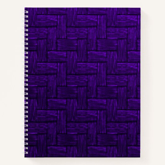 Deep Lila Spiral Notebook Notizblock (Vorderseite)