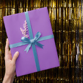 Deep Lilac Solid Color Geschenkpapier