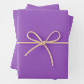 Deep Lilac Solid Color Geschenkpapier Set (Beispiel)