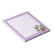 Deep Lilac Zickzack Notizblock (angewinkelt)