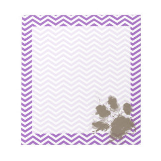 Deep Lilac Zickzack Notizblock