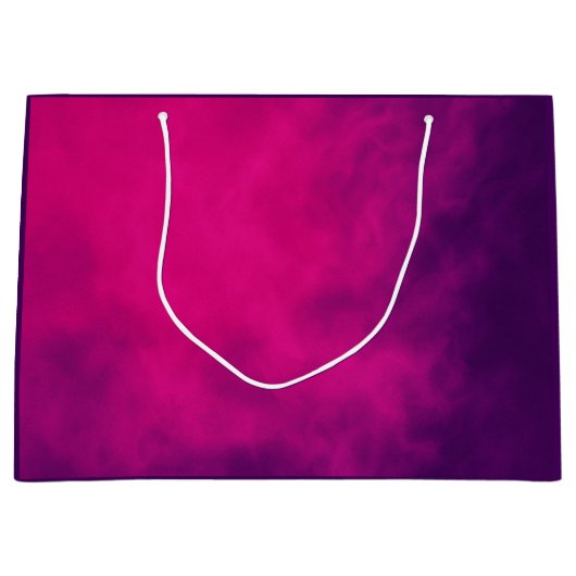 Deep Magenta Lila Geschenktasche - individuell anp Große Geschenktüte (Vorderseite)