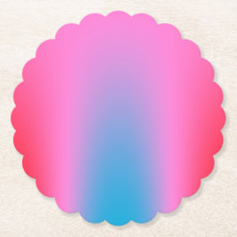Deep Magenta Pink bis Rot & Blau Auric Ombre Untersetzer