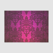 Deep Majenta Damask Seidenpapier (Vorderseite)