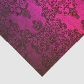 Deep Majenta Damask Seidenpapier (Ausschnitt)