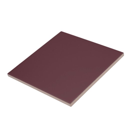 Deep Maroon Solid Color Fliese (Seite)