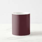 Deep Maroon Solid Color Kaffeetasse (Mittel)