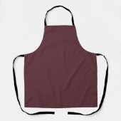 Deep Maroon Solid Color Schürze (Vorderseite)