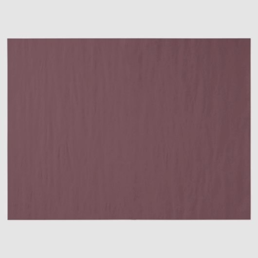Deep Maroon Solid Color Seidenpapier (Vorderseite)