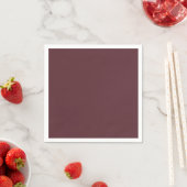 Deep Maroon Solid Color Serviette (Beispiel)