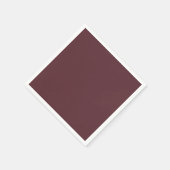 Deep Maroon Solid Color Serviette (Ecke)