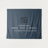 Deep Navy Blue Tapestes - Machen Sie es heute zu s Wandteppich (Vorderseite (Horizontal))