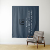 Deep Navy Blue Tapestes - Machen Sie es heute zu s Wandteppich (Beispiel)