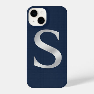 “Deep Navy Phone Cover with Center trendy iPhone 14 Hülle