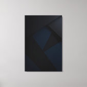 Deep Night Geometry Leinwanddruck (Vorderseite)