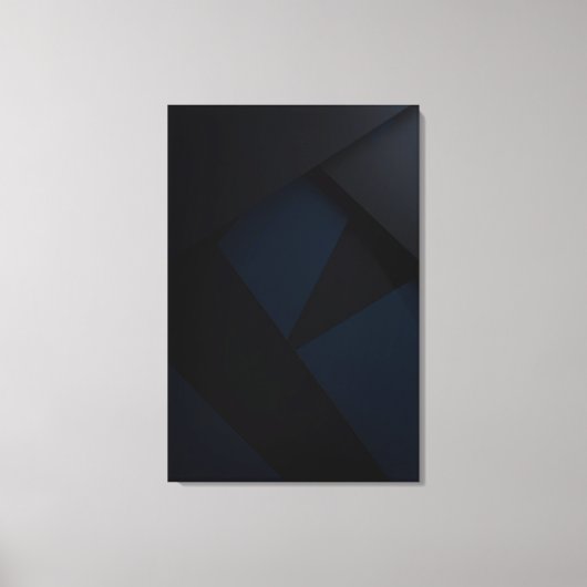 Deep Night Geometry Leinwanddruck (Vorderseite)