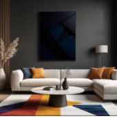 Deep Night Geometry Leinwanddruck