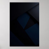 Deep Night Geometry Poster (Vorne)