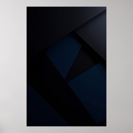Deep Night Geometry Poster (Vorne)