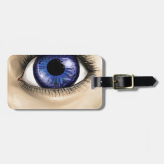 Deep Ocean Blue Eye (Option: Hinzufügen des gewüns Gepäckanhänger