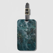 Deep Ocean Rock Texture Gepäckanhänger (Vorderseite Vertikal)