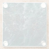 Deep Ocean Rock Texture Glasuntersetzer (Rückseite)