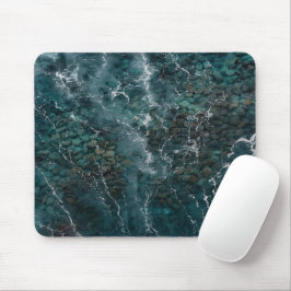 Deep Ocean Rock Texture Mousepad
