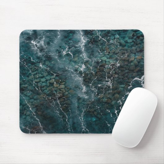 Deep Ocean Rock Texture Mousepad (Mit Mouse)