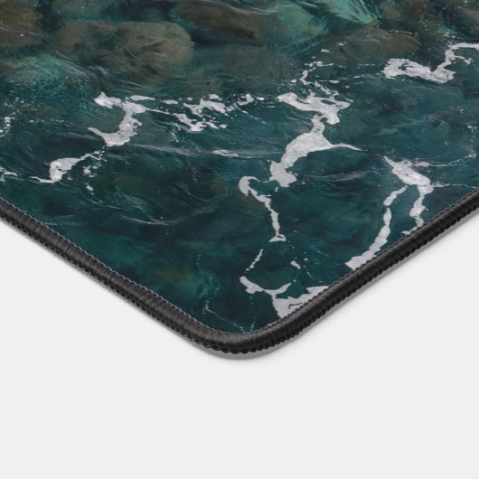 Deep Ocean Rock Texture Schreibtischunterlage (Ecke)