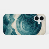 Deep Ocean Vortex TelefonCase iPhone 16 Hülle (Rückseite (Horizontal))