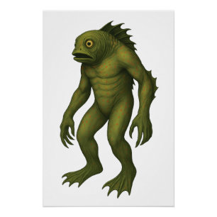 Deep One - Vom kosmischen Bestiar Innsmouth Poster