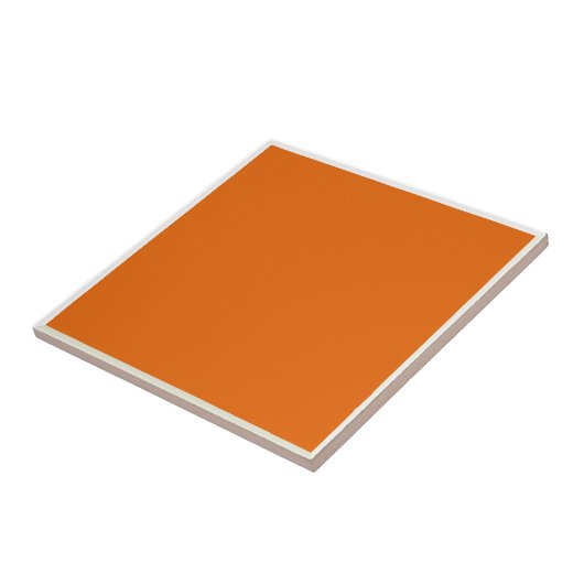 Deep Orange Fliese (Seite)