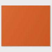 Deep Orange Geschenkpapier (Flach)