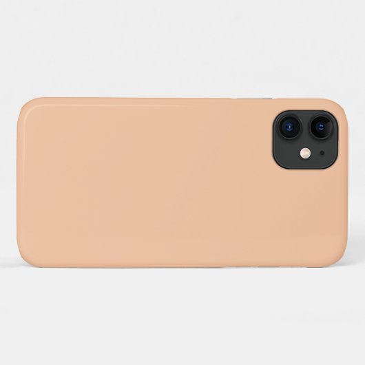 Deep Peach iPhone 11 Fall Case-Mate iPhone Hülle (Rückseite (Horizontal))