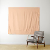 Deep Peach Wandteppich (Beispiel (Horizontal))