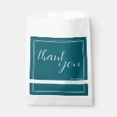 Deep Petrol Vielen Dank für die Taschen Geschenktütchen (Vorderseite)