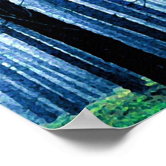 Deep Piney Woods Poster (Ecke)