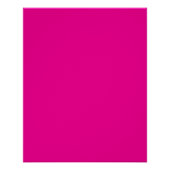 Deep Pink Bold Modern Minimalist Art Poster (Vorderseite)