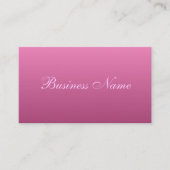 Deep Pink Business Cards Visitenkarte (Vorderseite)