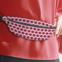 Deep Pink Dahlia Blume Nahtlos auf Fanny Pack