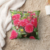 Deep Pink Dahlia Kissen (Decke)