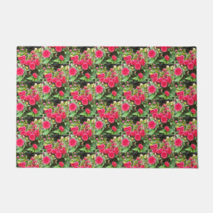 Deep Pink Dahlias Door Mat Fußmatte